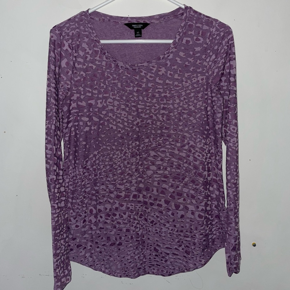 Simply Vera Vera Wang Woman’s long sleeve top